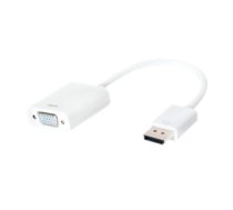 Logilink | Logilink CV0059B, Display Port 1.2 to VGA Active Adapter with 15cm cable : | White | DisplayPort | VGA|CV0059B