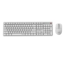 KEYBOARD +MOUSE WRL CYRILLIC/WHT KBS-WMS-01-W-CYRL GEMBIRD|KBS-WMS-01-W-CYRL
