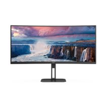 AOC | Curved Monitor | CU34V5C/BK | 34 " | VA | WQHD | 21:9 | 100 Hz | 4 ms | 3440 x 1440 | 300 cd/m² | HDMI ports quantity 1|CU34V5C/BK