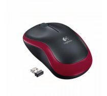 Logitech | Mouse | M185 | Wireless | Red|910-002237