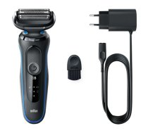 Braun | Shaver | 51-B1000s | Operating time (max) 50 min | Wet & Dry | Black/Blue|51-B1000s