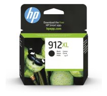 HP 912XL High Capacity Black Ink Cartridge, 825 pages, for HP Officejet 8012, 8013, 8014, 8015 Officejet Pro 8020|3YL84AE