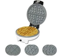 Cecotec Waffle Maker | Fun Gofrestone 3in1 | 700 W | Number of pastry 3 | Waffle/Muffin/Donut | White|8005