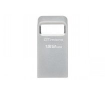 Kingston | USB 3.2 Flash Drive | DataTraveler micro | 128 GB | USB 3.2 | Silver|DTMC3G2/128GB
