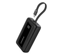 Anker Power Bank with Built-In USB-C Cable | A1688H11 | 10000 mAh | Black|A1688H11