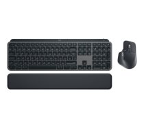 Belaidė klaviatūra ir pelė + Atrama riešui Logitech MX Keys S Combo, Graphite|920-011614