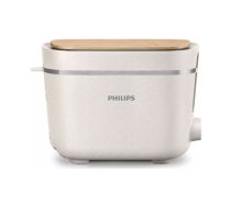 Philips | Toaster | HD2640/10 Eco Conscious Edition | Power 830 W | Number of slots 2 | Housing material 100% Bio-based plastic | Silk White Matt|HD2640/10