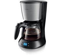 Philips Daily Collection Coffee maker HD7459/20 With glass jug With timer Black & metal|HD7459/20