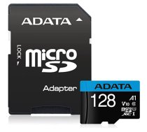 ADATA | microSDXC/SDHC UHS-I Memory Card | Premier | 128 GB | microSDHC/SDXC | Flash memory class 10|AUSDX128GUICL10A1-RA1