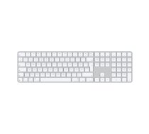 Apple Magic Keyboard with Touch ID and Numeric Keypad | Keyboard | Wireless | Swedish | White|MXK73S/A