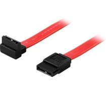 Cable DELTACO, SATA/SAS, angled (up) -straight, 0.3m SATA-03A1|SATA-03A1