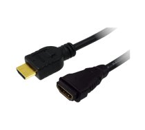 Logilink | HDMI Cable Type A Male - HDMI Type A Female | Black | HDMI Type A Female | HDMI Type A Male | HDMI to HDMI | 2 m|CH0056