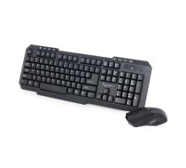 Gembird | Desktop Set | KBS-WM-02 | Keyboard and Mouse Set | Wireless | Mouse included | US | Black | USB | US | 450 g | Numeric keypad | Wireless connection|KBS-WM-02