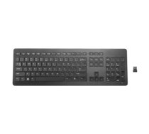 HP Premium Anodized Aluminium Wireless Keyboard - Black - US ENG|Z9N41AA#ABB