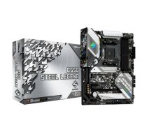 ASRock | B550 Steel Legend | Processor family AMD | Processor socket AM4 | DDR4 DIMM | Memory slots 4 | Supported hard disk drive interfaces SATA3, M.2 | Number of SATA connectors 6 |     Chipset AMD B550 | ATX|B550 STEEL LEGEND