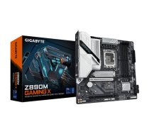 Gigabyte Z890M GAMING X | Processor family Intel | Processor socket LGA1851 | DDR5 | Supported hard disk drive interfaces M.2, SATA | Number of SATA connectors 4|Z890M GAMING X