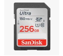 SanDisk Ultra 256GB SDXC Memory Card 150MB/s, EAN: 619659200237|SDSDUNC-256G-GN6IN