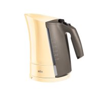 Braun | WK 300 | Standard kettle | 2200 W | 1.7 L | Plastic | 360° rotational base | Cream|WK300 Cream