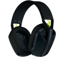 Logitech LIGHTSPEED Gaming Headset | G435 | Bluetooth | Over-Ear | Microphone | Black and Neon Yellow|981-001050
