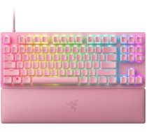 Razer | Optical Gaming Keyboard | Huntsman V2 Tenkeyless | Gaming keyboard | Wired | RGB LED light | US | Quartz | Linear Red Switch|RZ03-03942000-R3M1