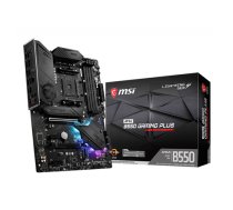 MSI | MPG B550 GAMING PLUS | Processor family AMD | Processor socket AM4 | DDR4 | Memory slots 4 | Chipset AMD B | ATX|MPG B550 GAMING PLUS
