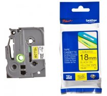 Brother | TZe-641 Laminated Tape | Black On Yellow | TZe | 8 m | 1.8 cm|tze641