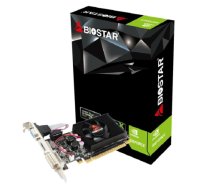 Grafiskā karte|BIOSTAR|NVIDIA GeForce 210|1 GB|DDR3|64 bitu|PCIE 2.0 16x|PAMATU 1333 MHz|GPU 589 MHz|Ventilatora pārveidotājs|1x15pin D-sub|1xDVI-D|1xHDMI|VN2103NHG6|VN2103NHG6