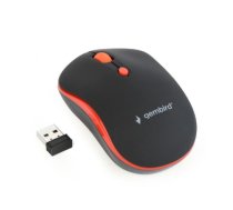 MOUSE USB OPTICAL WRL BLACK/RED MUSW-4B-03-R GEMBIRD|MUSW-4B-03-R