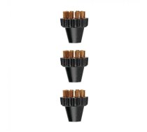 Polti | 3 Small Brass Bristles Brushes Kit | PAEU0297 Vaporetto Lecoaspira Unico|PAEU0297