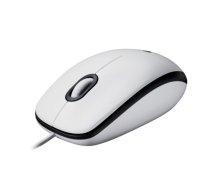 LOGITECH M100 Corded Mouse-WHITE|910-006764