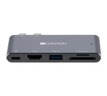 CANYON hub DS-5 5in1 Thunderbolt 3 4k Space Grey|CNS-TDS05DG