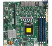 Supermicro mainboard server X11SCL-LN4F Single Socket H4 (LGA 1151), 6 SATA3 (6Gbps) via C242; RAID 0, 1, 5, 10; 4x 1GbE LAN with Intel I210-AT; 1 PCI-E 3.0 x16,     Bulk|MBD-X11SCL-LN4F-B