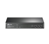 TP-LINK | Switch | TL-SF1009P | Unmanaged | Desktop | 10/100 Mbps (RJ-45) ports quantity 9 | PoE+ ports quantity 8 | Power supply type External|TL-SF1009P