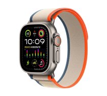 Watch Apple Watch Ultra 2 LTE 49mm Titanium Case with Trail Loop S/M - Orange/Beige (MRF13CM/A)