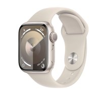 Watch Apple Watch Series 9 GPS 41mm Starlight Aluminium Case with Sport Band M/L - Starlight (MR8U3QF/A)