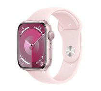 Watch Apple Watch Series 9 GPS 45mm Pink Aluminium Case with Sport Band M/L - Light Pink (MR9H3QF/A)