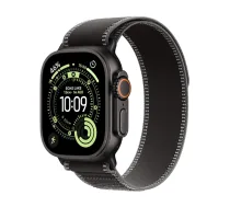 Watch Apple Watch Ultra 3 (2025) 5G 49mm Black Titanium Case with Trail Loop S/M - Black/Charcoal (MF1D4QC/A)