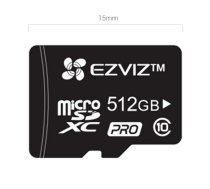 CS-CMT-CARDT512G-D - MicroSD 512GB Ezviz Atminas karte videonovērošanas kameram CS-CMT-CARDT512G-D / EZVIZ карта памяти 512GB для видеонаблюдения камер Ezviz MicroSDXC CS-CMT-CARDT512G Smart MicroSD Card Pro Series / EZVIZ memory card 512GB for video surveillance Ezviz cameras MicroSDXC CS-CMT-CARDT512G Smart MicroSD Card Pro Series