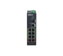 DAHUA-DH-LR2110-8ET-120-V2 - Dahua DH-LR2110-8ET-120-V2 (Melns) 10-portu ePoE industriālais nepārvaldāmais slēdzis, 120W / DH-LR2110-8ET-120-V2 (Black) Dahua ePoE 120W 10-Port Unmanaged Industrial Switch / DH-LR2110-8ET-120-V2 (Black) Dahua ePoE 10-портовый неуправляемый промышленный коммутатор (120W)