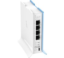 MIKROTIK-RB941-2ND-TC - RB941-2nD-TC MikroTik hAP lite TC (White/Blue) 2.4GHz Wi-Fi rūteris, 4 portu Fast Ethernet / MikroTik hAP lite TC 2.4GHz Wi-Fi Router 4-Port Fast Ethernet Tower Case (RB941-2nD-TC) / RB941-2nD-TC MikroTik hAP lite TC 2.4GHz Wi-Fi роутер 4-портовый Fast Ethernet Tower Case