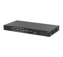 DAHUA-S3218-16ET-135 - PFS3218-16ET-135 Dahua 18-Portu 135W 1U Rackmount PoE Switch / Dahua 18-Port Unmanaged PoE Switch 16xPoE 135W 1U Rackmount PFS3218-16ET-135 / S3218-16ET-135 (Black) Dahua 18-портовый неуправляемый PoE коммутатор 135W 1U