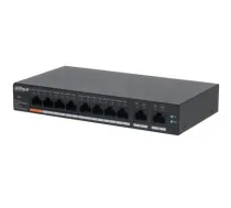 DAHUA-DH-CS4010-8GT-60 - CS4010-8GT-60 Dahua 10 portu Gigabit viedais vadāmais L2 tīkla slēdzis ar PoE / Dahua CS4010-8GT-60 Smart Managed Layer 2 Switch, 10-Port Gigabit with PoE (CS4010-8GT-60) / CS4010-8GT-60 Dahua 10-портовый гигабитный интеллектуальный управляемый коммутатор L2 с PoE
