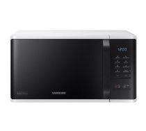 Samsung MS23K3513AW/BA, 23 L, balta/melna - Mikroviļņu krāsns