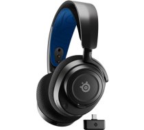 SteelSeries Arctis Nova 7P Wireless, PlayStation 5, melna - Bezvadu austiņas ar mikrofonu