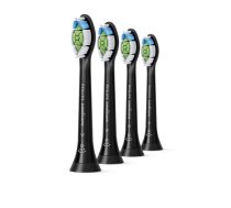 Philips HX6064/11 Sonicare W Optimal White, 4 gab., melna - Uzgaļi elektriskajai zobu birstei