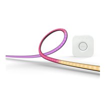 Philips Hue Play Gradient PC Lightstrip, 3x 24''-27'' + Hue Bridge, melna/balta - Viedā LED lenta