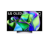 LG OLED48C32LA OLED evo C3, 48'', Ultra HD, OLED, centra statīvs, pelēka - Televizors