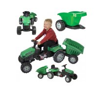 WOOPIE Farmer GoTrac MAXI pedāļa traktors ar piekabi Silent Wheels