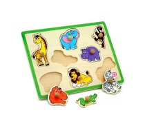 Drevnija puzzle Zwierzęta ZOO Układanka Viga Toys