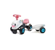 FALK Rainbow White Traktors ar piekabi no 1 gada